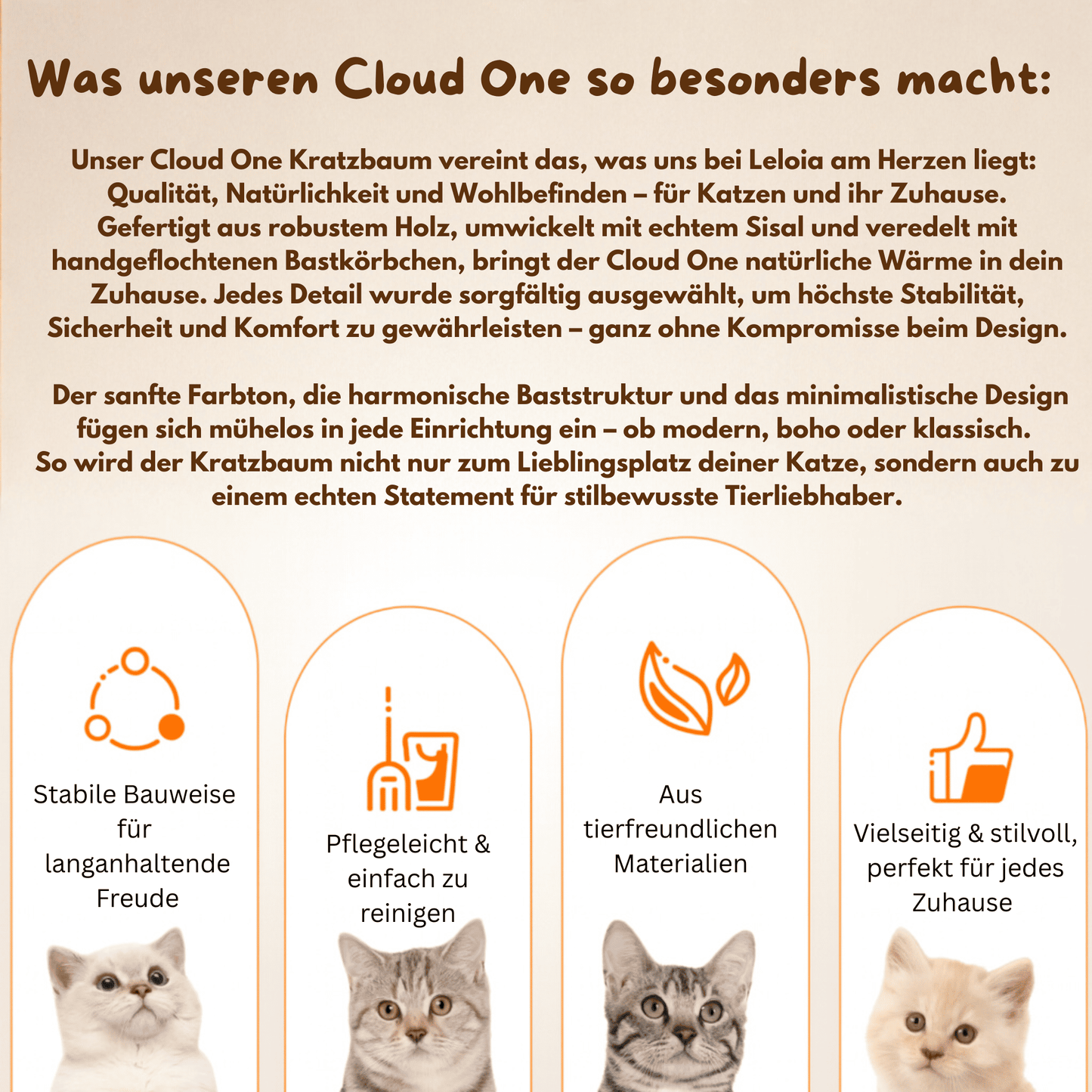 Naturkratzbaum "CloudOne"