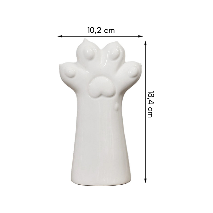 Vase in Pfotenform "Pawlina"