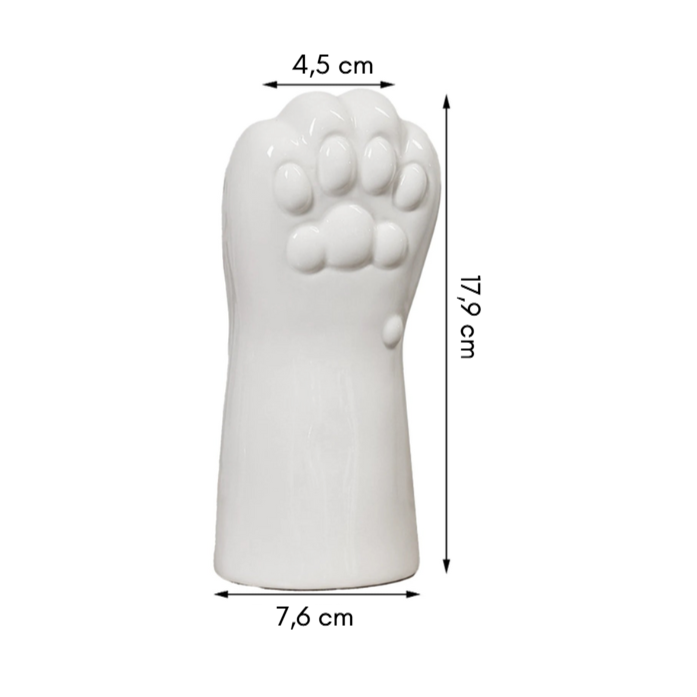 Vase in Pfotenform "Pawlina"