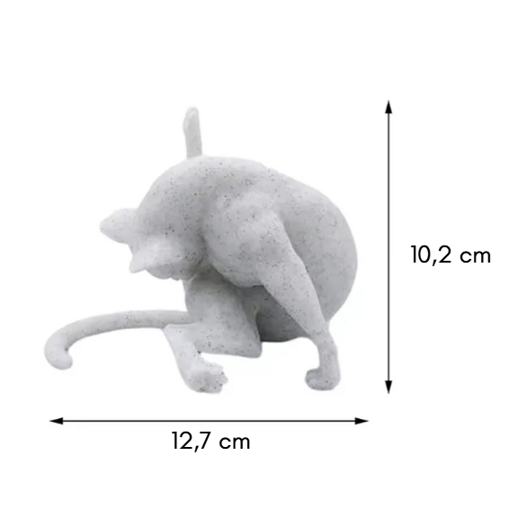 Katzenfigur "PopoPolitur"