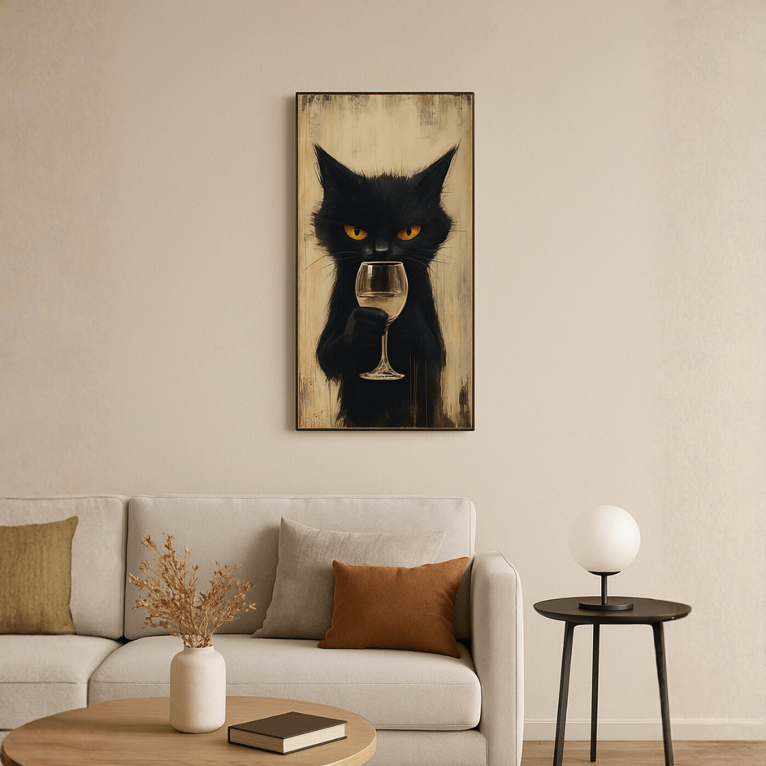 Grumpy Wine Cat – DAS Statement-Piece für alle Weinliebhaber mit Stil