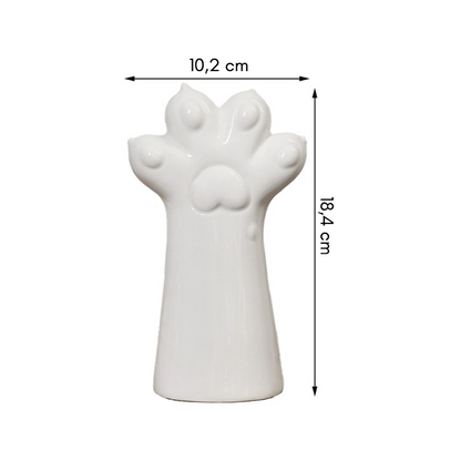 Vase in Pfotenform "Pawlina"