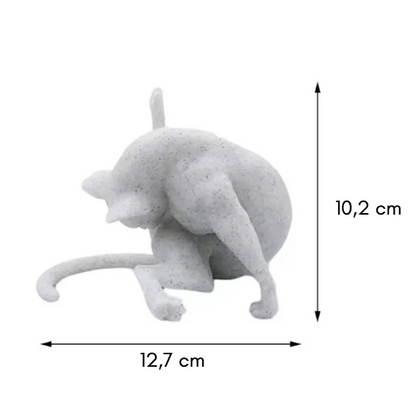 Katzenfigur "PopoPolitur"